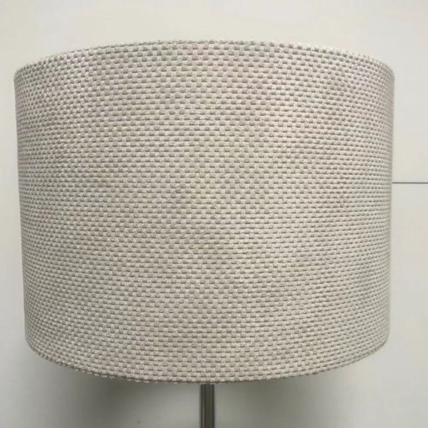 Drum Shape Herringbone Hardback Lamp Shade D300xH200MM