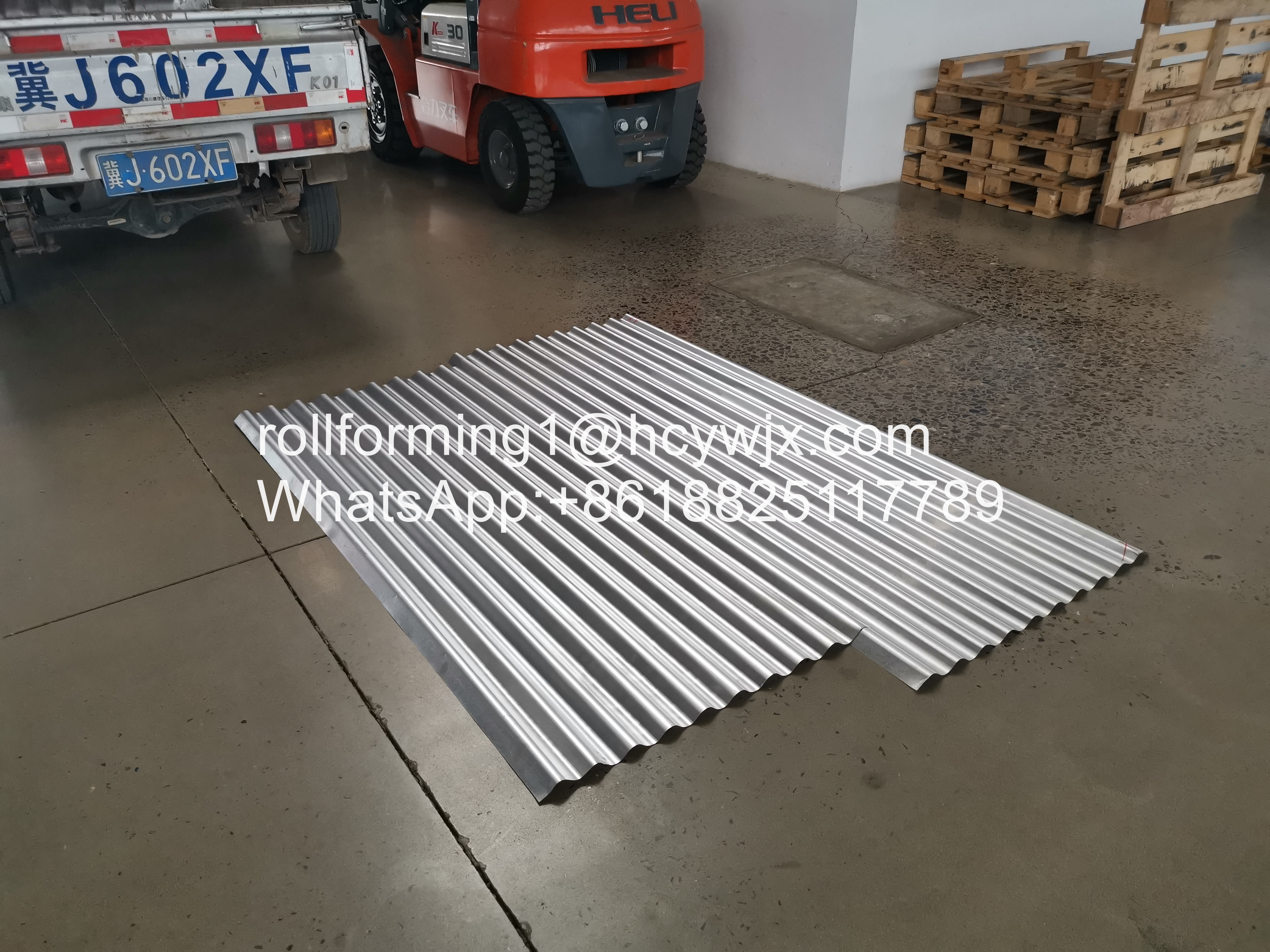 2.6 Meters Gi Corrugated Roll Forming Machine Automatic