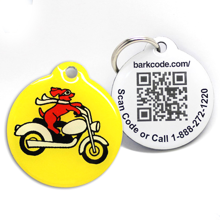 QR Code RFID Dog Tag NFC For Pet Anti Lost 213 Epoxy Waterproof