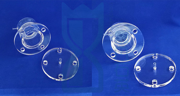 High Quality Polished Quartz Glass Tube Quartz Tube With Flange End