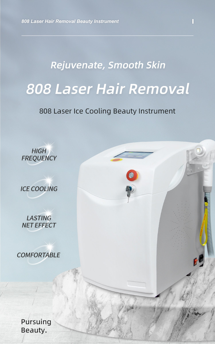 OEM Freezing Point 808nm Diode Laser Hair Removal Device Machine