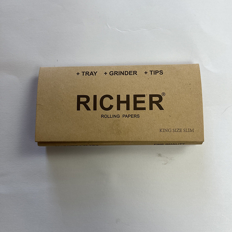 OEM 1 1/4 Size 77x44MM Pre Rolled Cones 55 Leaves With Gold Foil Tips