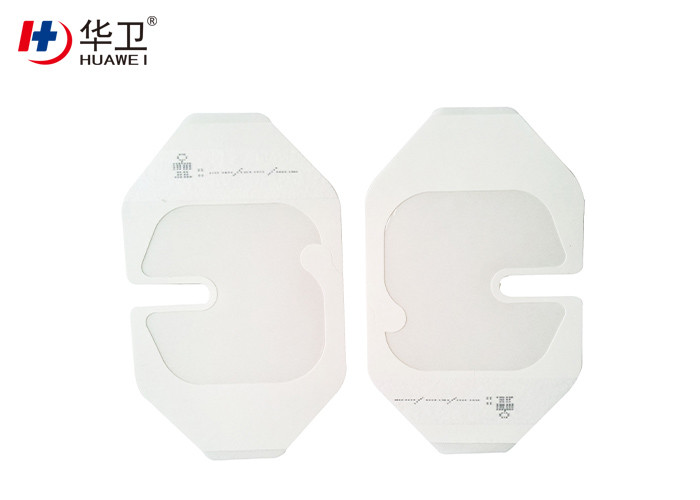 Transparent wound waterproof WPU IV cannula fixation dressing