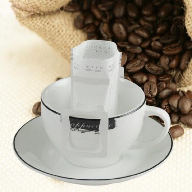 50Pcs Drip Coffee Filter Bags Coffee Cold Brew Roll Reusable Drip Hanging Ear Pack