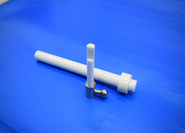 Customized high precision white ivory 95%-99.99% ceramic plunger pump
