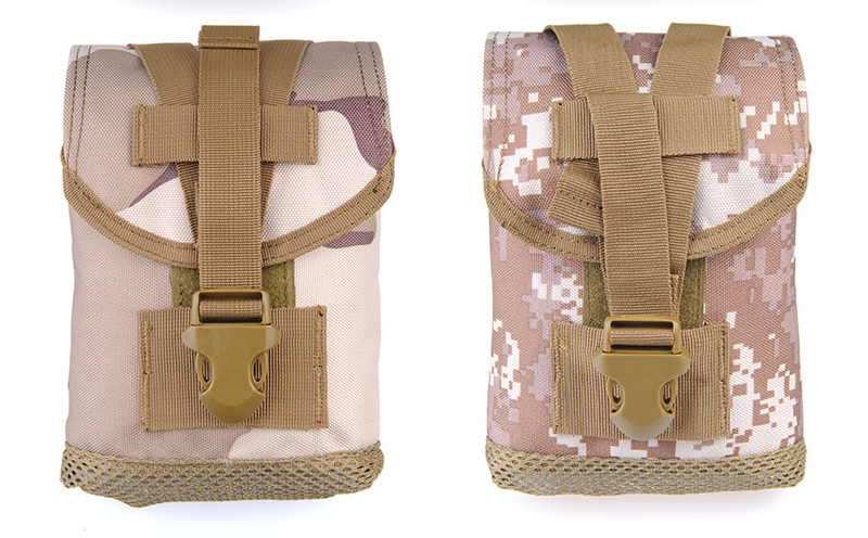 Buckle Type Canvas Water Bottle Carrier Bag For Hiking