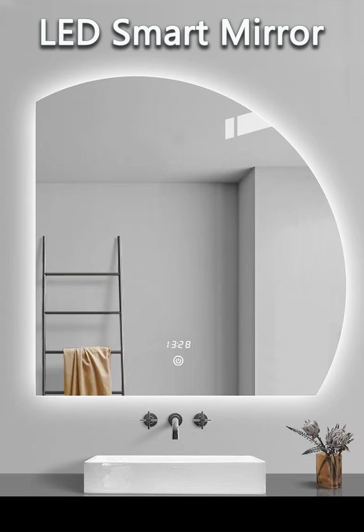 LED Strip Customized Trichromatic Light Smart Mirror A Must-Have for Modern Bathrooms