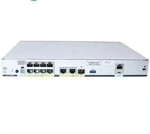 1100 Series 8-Port Dual GE WAN Ethernet Router with POE QoS SNMP Functions-Model C1111-8P