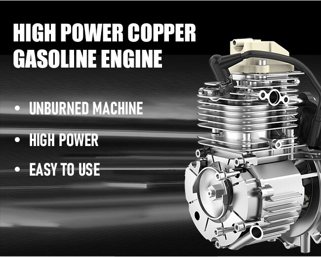 1.25KW Gasoline Brush Cutter 42.7cc/52cc Grass Cutter Machine