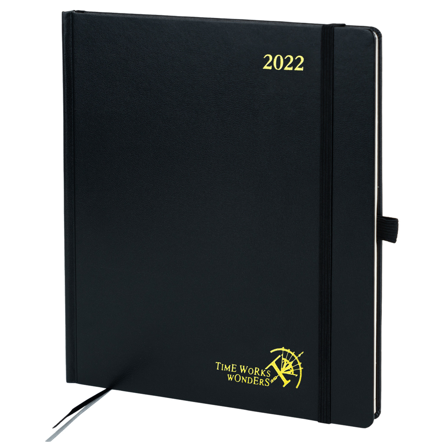 ODM Black Weekly Planner 2023 With Hourly Intervals Academic Agenda