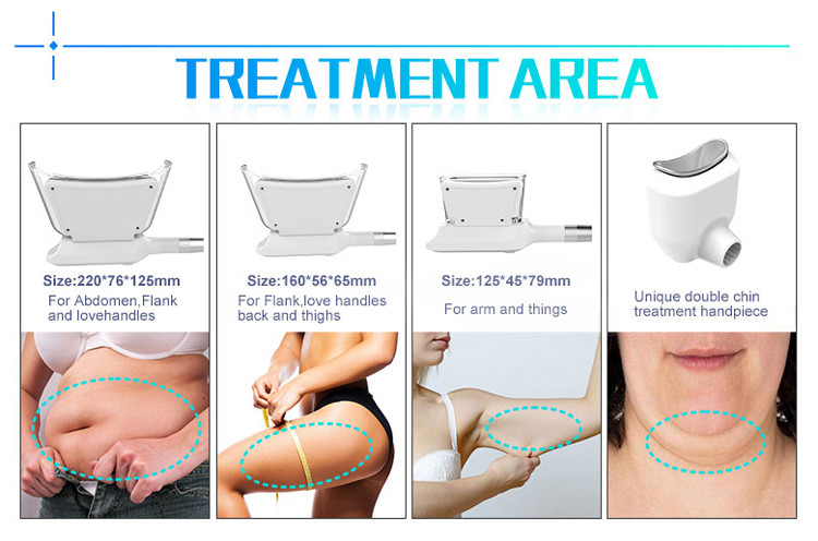 Vacuum therapy cellulite machine Fit Cryotherapy Slimming Machine With Different Handles