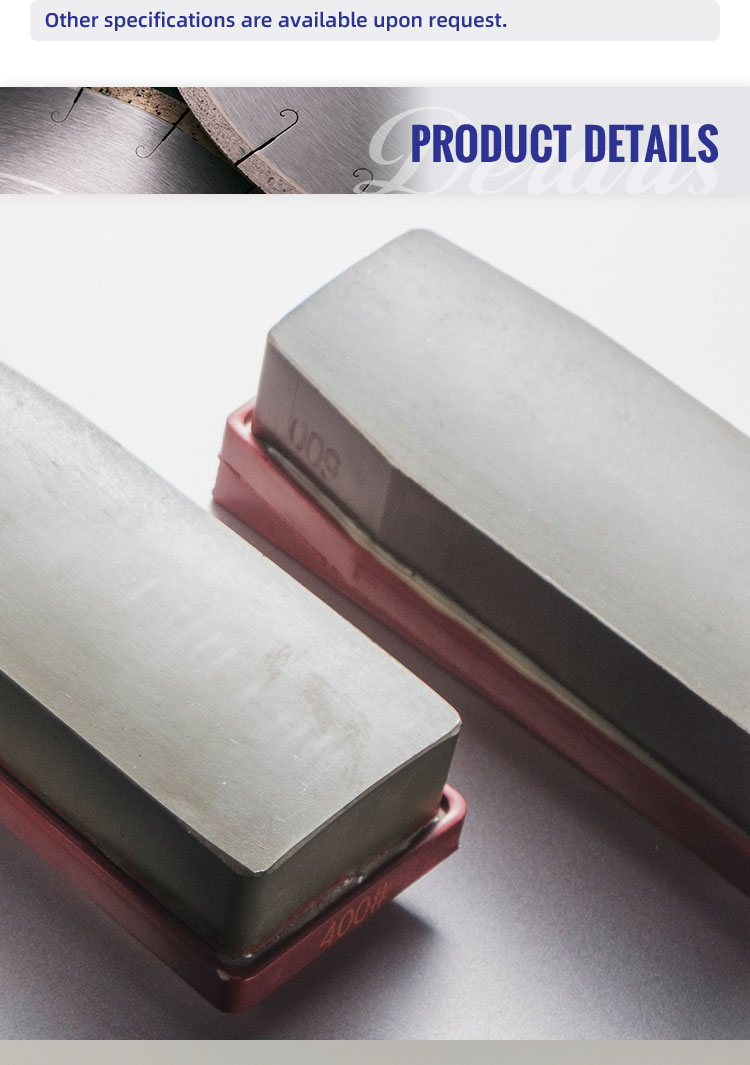 Resin Binder Diamond Fickert Abrasive Grinding Block for Granite Slabs Polishing
