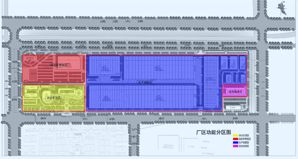 Overall Planning Of Factory/Automotive EPC/General Layout/Analysis Drawings
