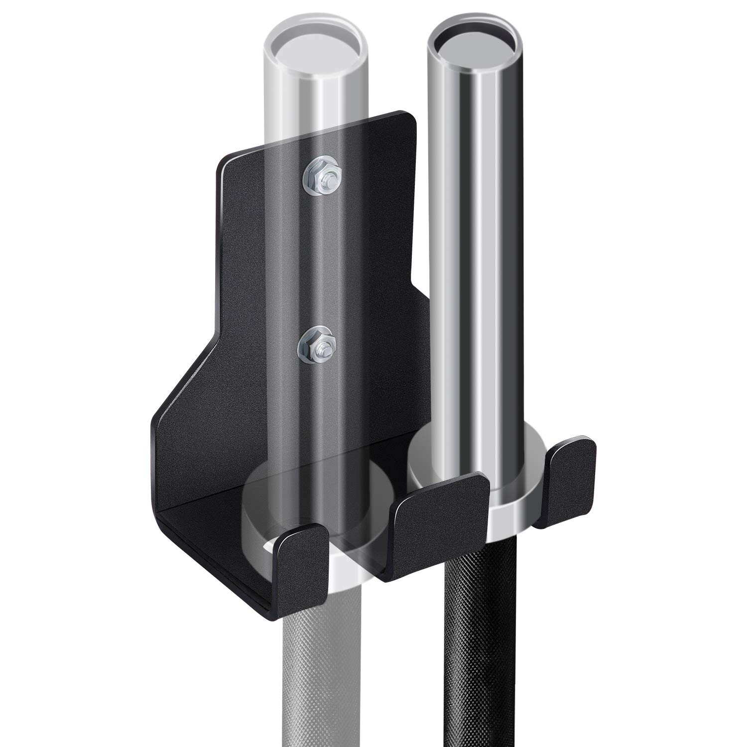 Garage Vertical Barbell Storage Double Barbell Wall Mount Display Rack Support Fixed