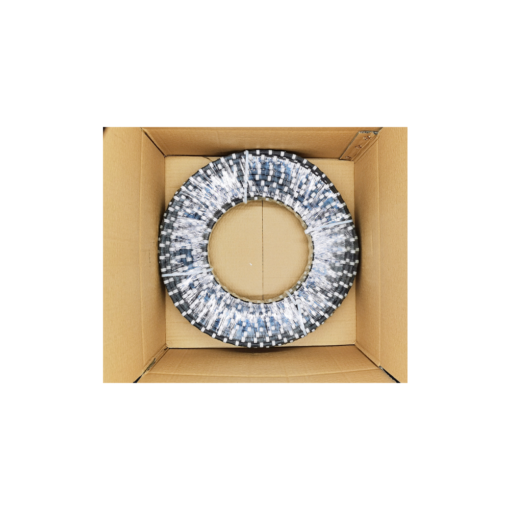 Diamond Wire Saw Reinforced Concrete Cutting Rope 11.5mm Rubber Spring Wire with Support