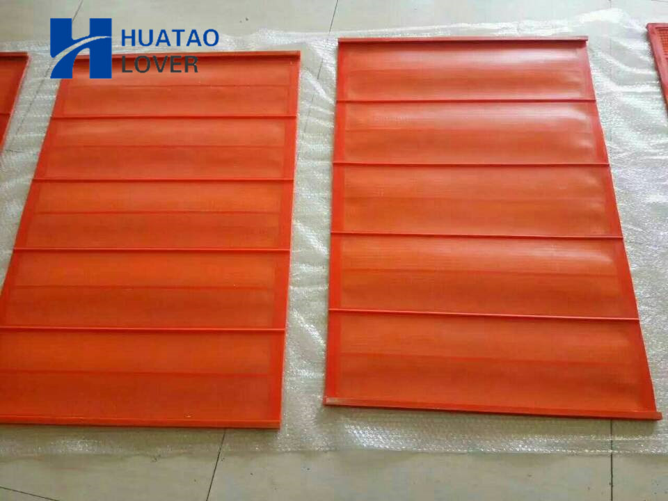 Mining And Coal Industry Polyurethane Vibrating Screen Mesh