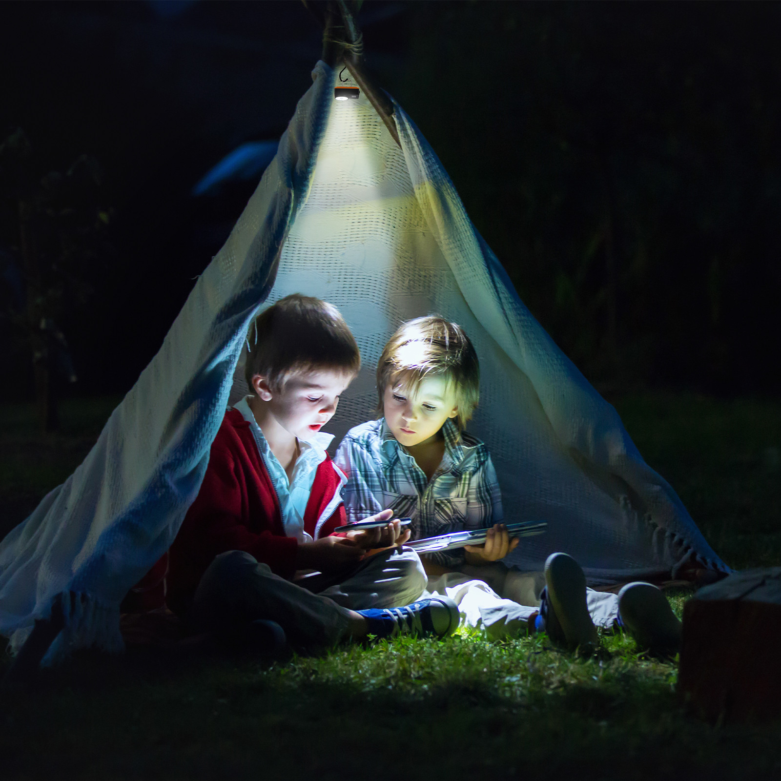 TPU LED Headlamp 8000lm Far/Near Light 3000K Yellow Glow For Extended Illumination