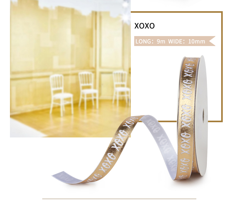 China Factory Wholesale Custom Printed Christmas Ribbon Roll Polyester Personalised Satin Ribbon
