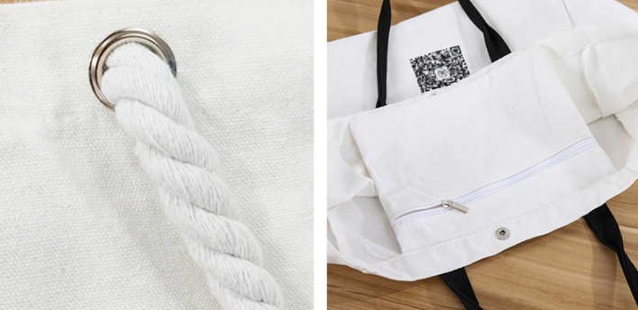 OEM 12OZ Shopping Canvas Tote Bags Cotton Tote Handbag For Kids