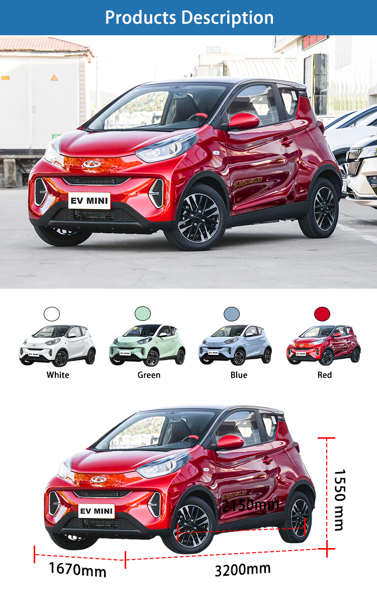 China New Energy Vehicle Adult Small Ant Mini Chery EV Electric Car