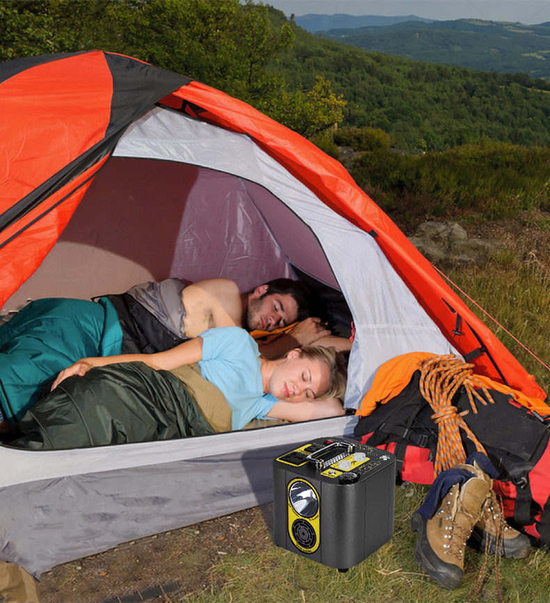 Portable Power Station 467wh 126ah 8650 Lithium Battery Supply 600W Peak 1000W with USB Type C Quick Charge for CPAP Camping Outdoor Home