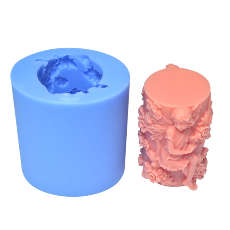 Handmade Silicone Candle Mold 3D Eco Friendly Customized