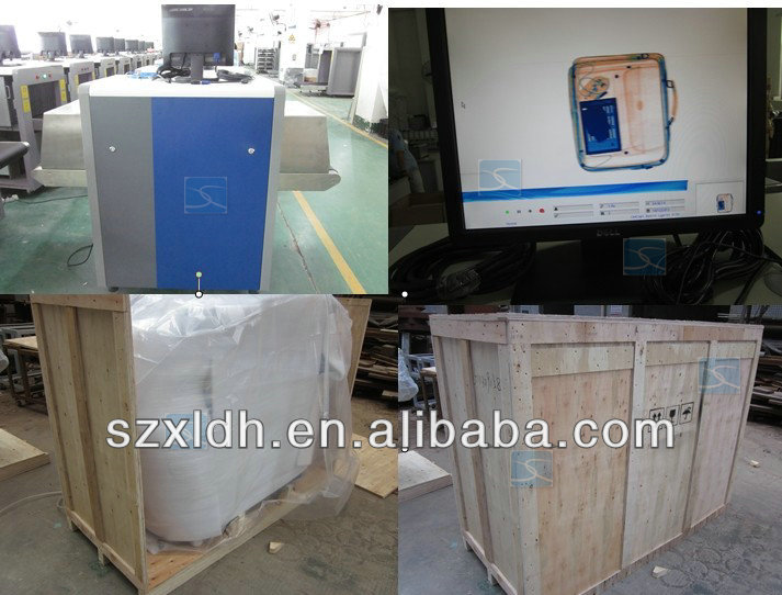 Airport security system, x-ray baggage scanner, x ray scanning machines