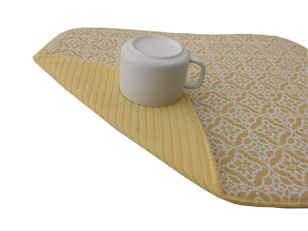 15 X 20in Absorbent Microfiber Dish Drying Mat Fast Dry