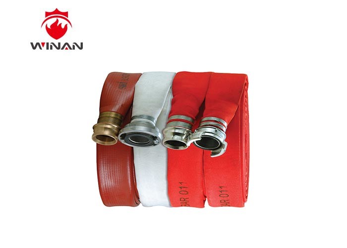 Double Jacket Fire Hose Reel Fire Extinguisher Hose Reels Green Black Blue