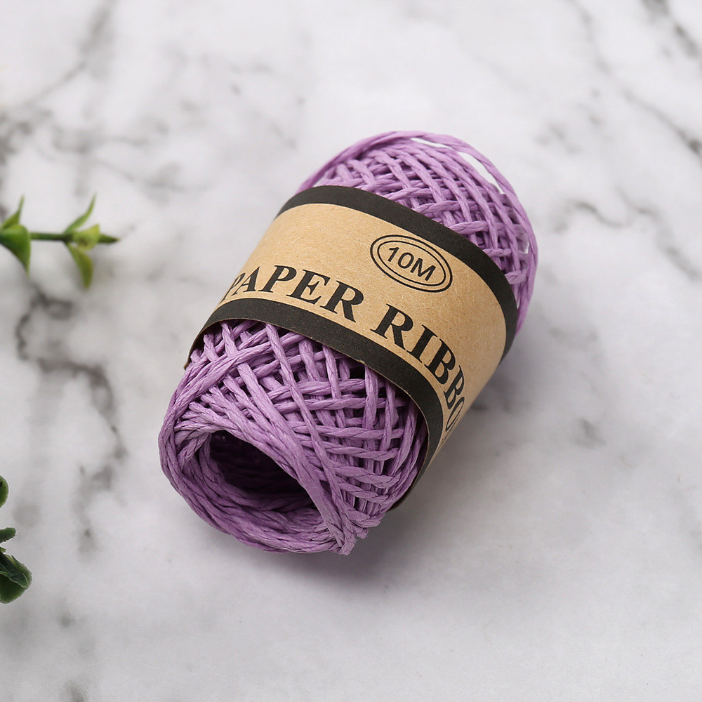 Colored 2mm Paper Rope 10m Eco Friendly DIY Craft Paper Rope
