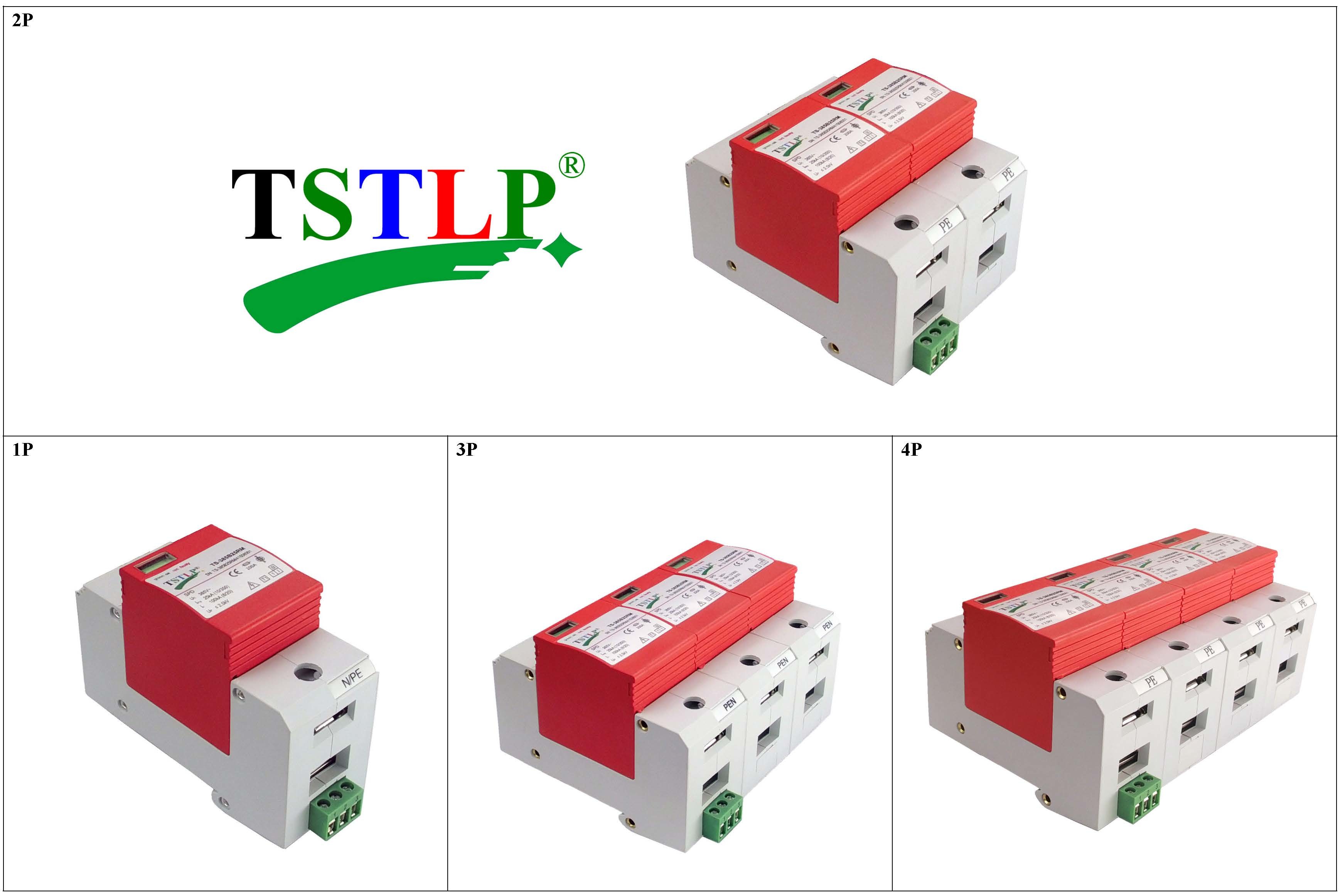 Reliable Single Phase Voltage Surge Protector , In 100ka Surge Protection Device