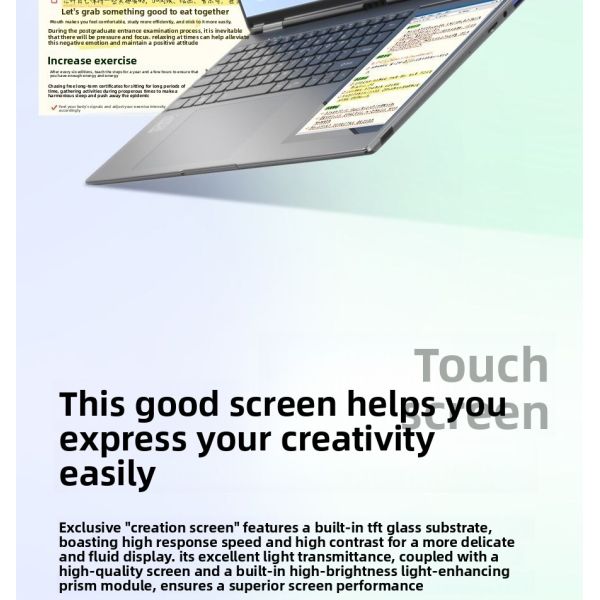 Aether Customizable 15.6Inch 7Inch Touch Screen Student Laptop Intel Celeron QuadCore SSD DDR4 Win 10 11 English IPS Camera