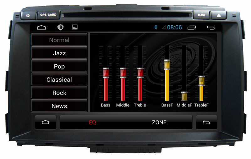 Ouchuangbo car audio dvd android 6.0 for Kia Carnival with QUAD CORE A9 ,1.6GHz Frequency bluetooth 1024*600