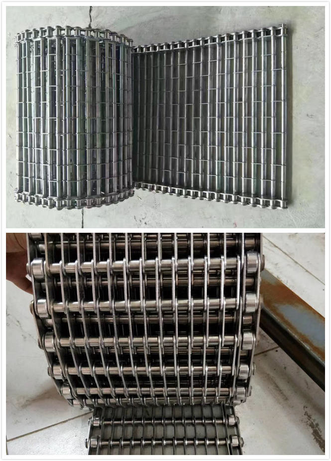 1m Width Sus201 Eye Link Conveyor Belt For Rubber And Plastic Products