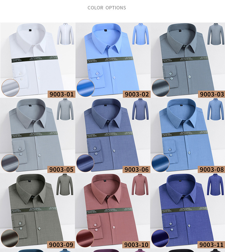 Breathable Material Men's Casual Bamboo Fiber Cardigan Four-Season Long-Sleeved Shirt
