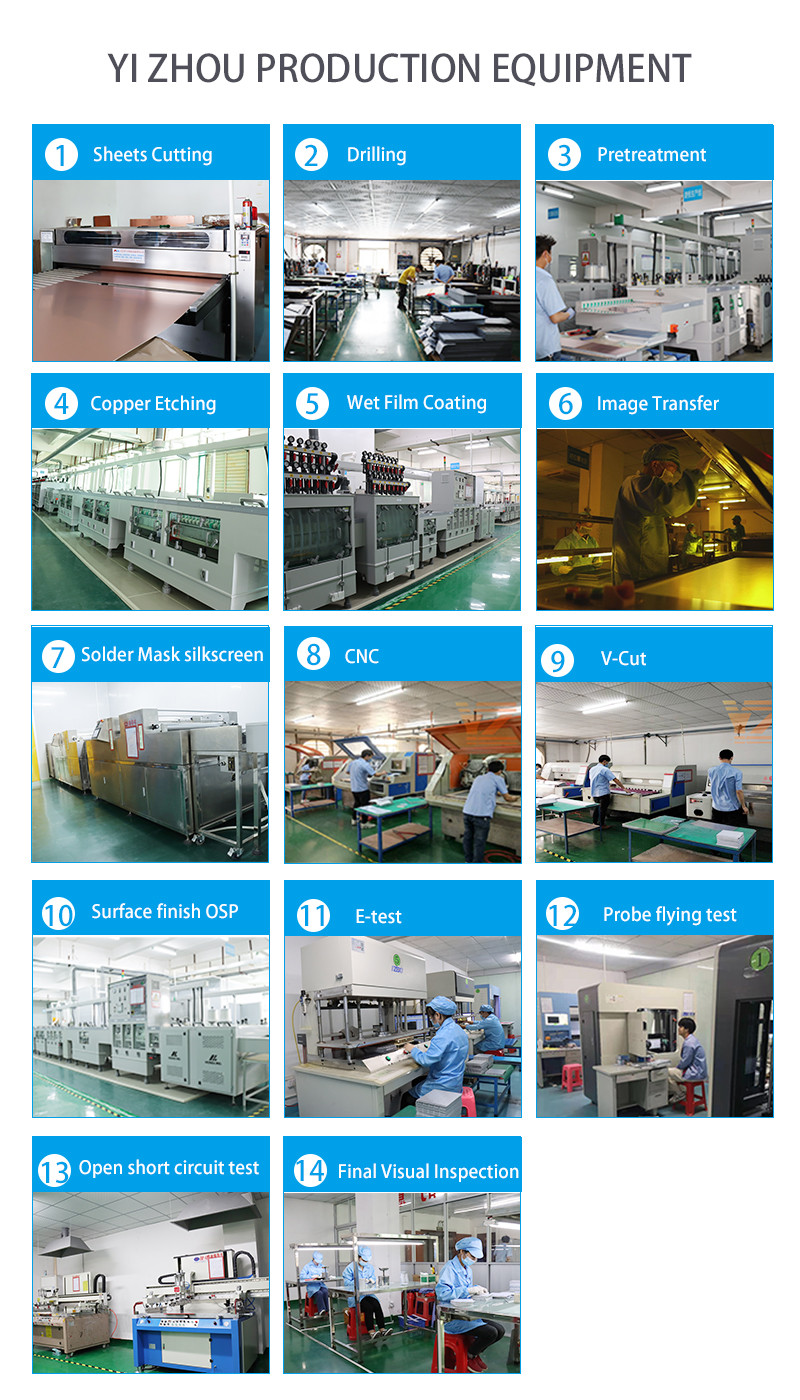 0.6 0.8 1 1.6 2mm Aluminum LED Light Circuit Board
