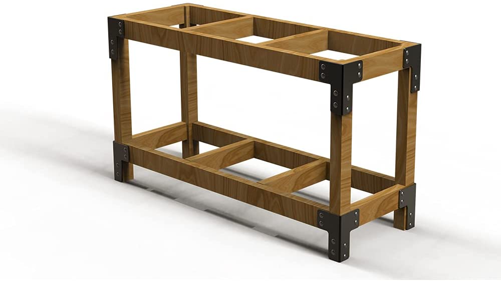 Single-side Bracket for 4x4 Corner Pergola Post Strong CNC Stamping for Durability