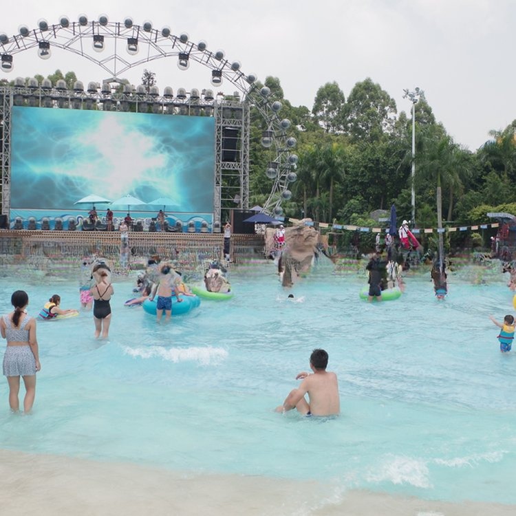 Interactive Wave Pool Water Play Equipment for Aqua Park