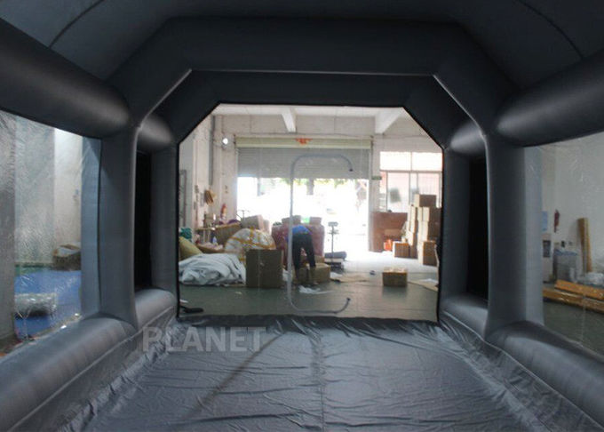 Outdoor Inflatable Spray Booth With Two Blowers Removeable Filter