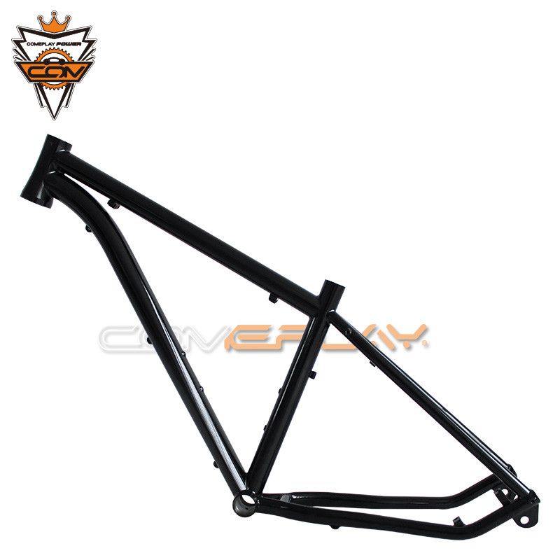 Alloy Titanium MTB Frame Thru Axle 142mm Hub Space BB68 PVD Black Edition