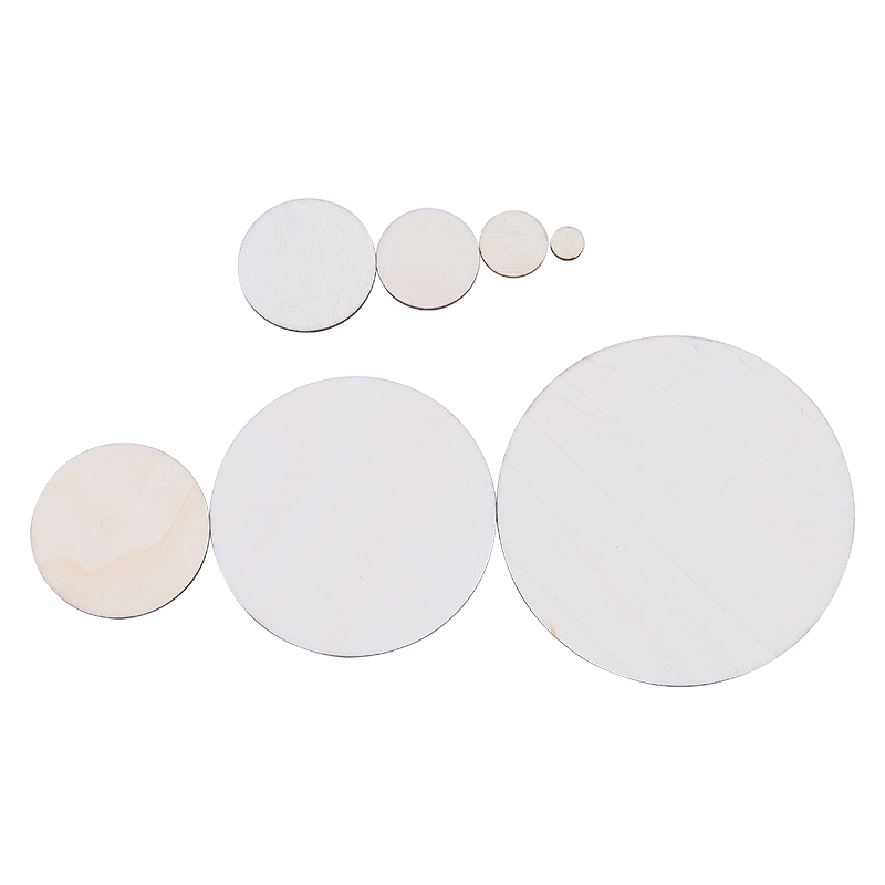 Blank Painting 10cm Unfinished Wood Crafts Pine Wood Discs