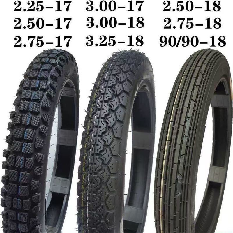 3.00-17 70/80-17 Motorcycle Tires Cross-Country Tread Pattern Tires for Your Motorcycle