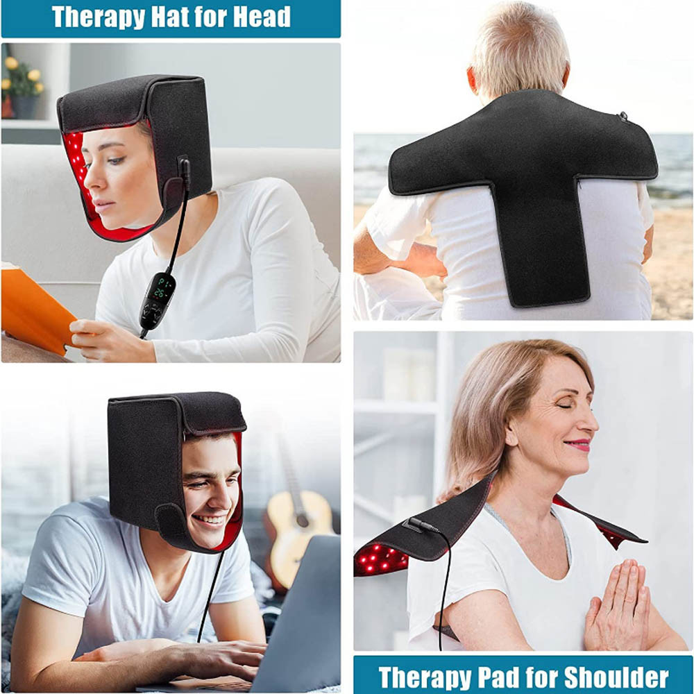 Multifunctional Red Light Therapy Helmet For Hair Growth / Pain Relief