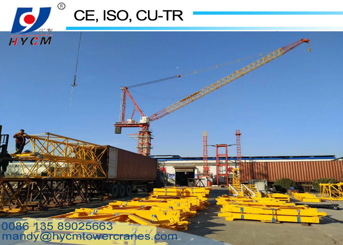 QTD63 Luffing Jib Tower Crane with 25m Boom and 6.0ton Max. Load Construction Crane