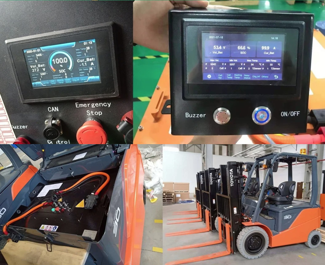 Fast Charging 48V 280AH Forklift Lithium Battery For Electric Pallets Stacker Truck And Toyota Heli Hangcha Linde Forklifts