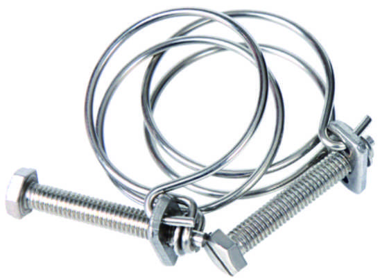 US Type Metal Hose Clamp Steel Wire Rope Clamp Galvanized Pipe clamps