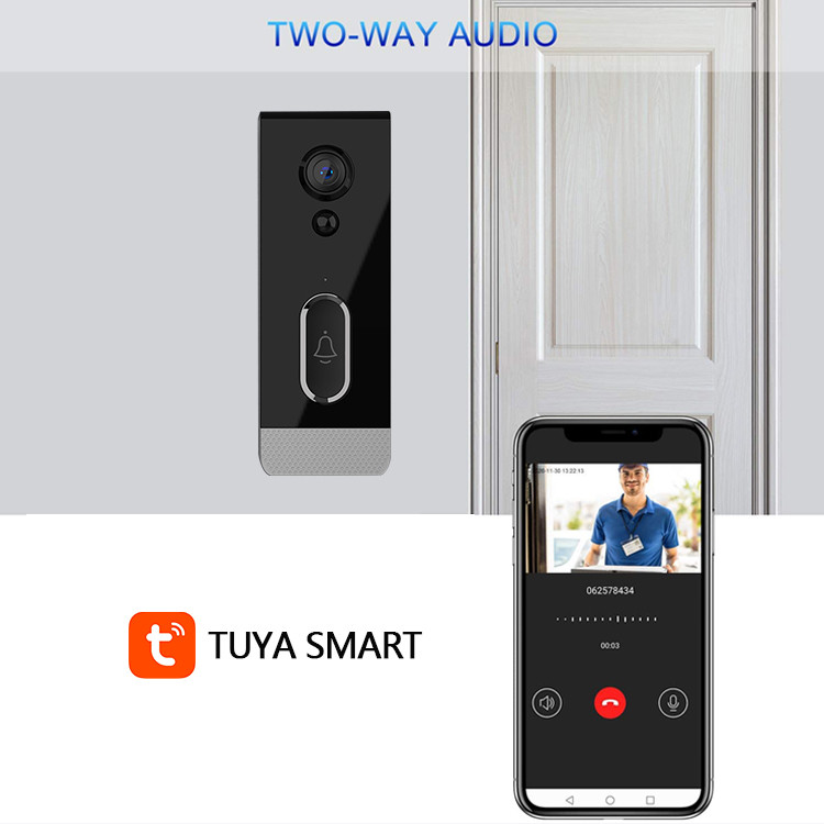 Night Vision Camera 1080P HD IP65 Waterproof Improved Motion Detection Wifi Video Doorbell
