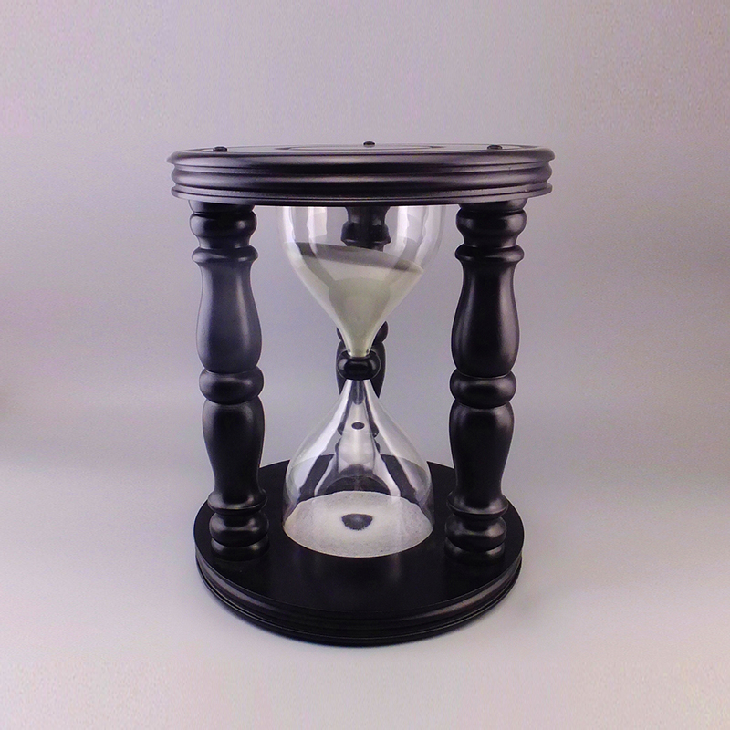 Luxury Wooden Hourglass 15 Minute - 24 Hour Glass Timer Logo Customized