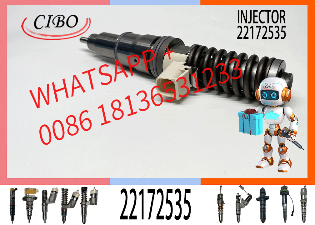 22172535 VOE22172535 D12D Engine Fuel Injector 20847327 EC360B Common Rail Injector Nozzle 22339883 22325866
