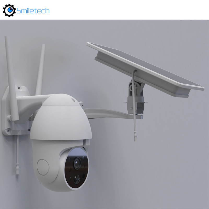 TUYA 2MP Outdoor two way audio Solar 1080P speed dome Camera Remote Control Wireless solar surveillance system